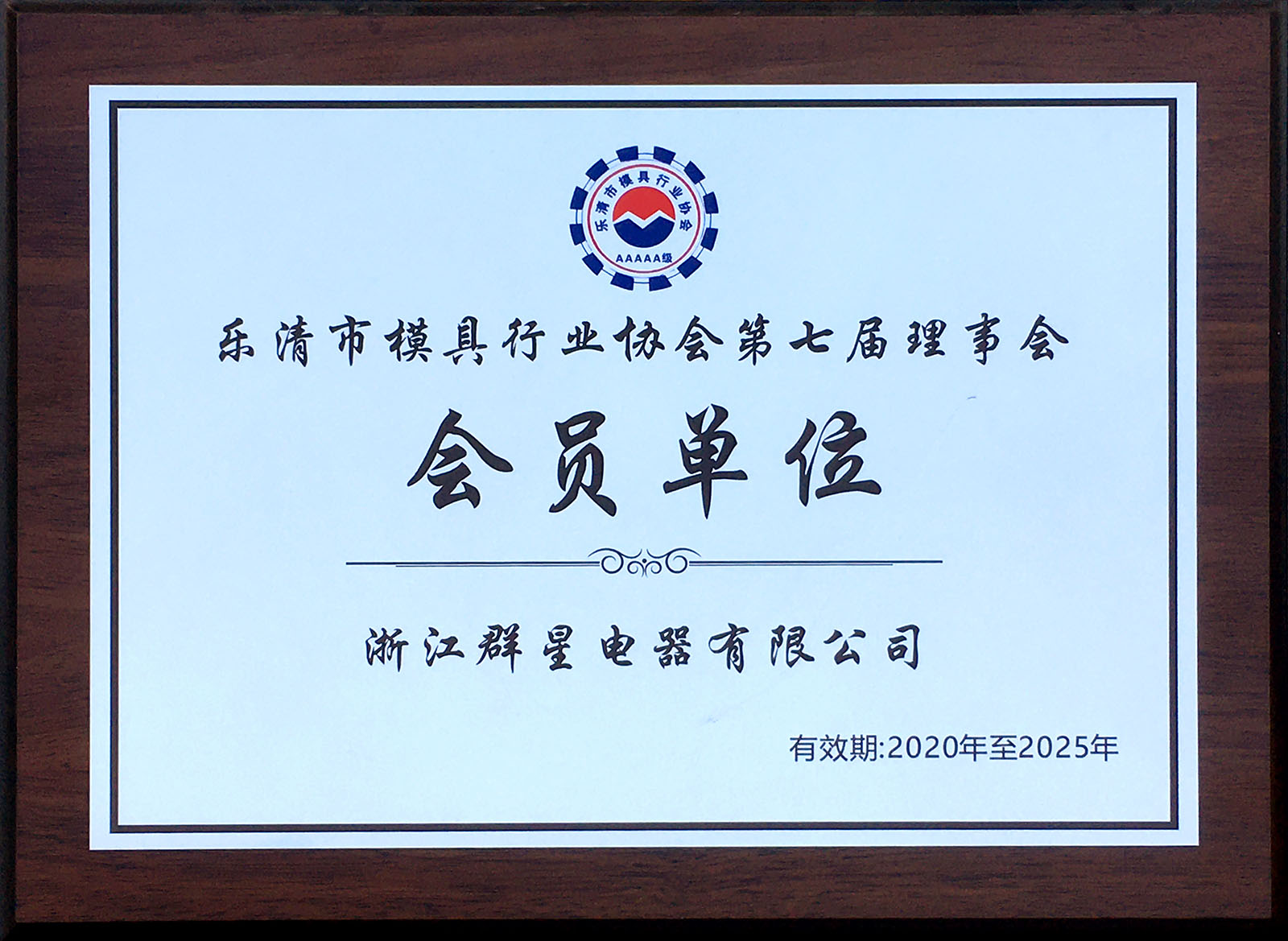 乐清市模具协会第七届理事会-会员单位